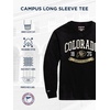 JanSport NCAA Officially Licensed Campus Long Sleeve T Shirt for Men, Soft & Breathable Pre-Shrunk Cotton Crewneck T Shirt(Colorado Buffaloes)