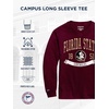 JanSport NCAA Officially Licensed Campus Long Sleeve T Shirt for Men, Soft & Breathable Pre-Shrunk Cotton Crewneck T Shirt(Florida State Seminoles)