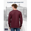 JanSport NCAA Officially Licensed Campus Long Sleeve T Shirt for Men, Soft & Breathable Pre-Shrunk Cotton Crewneck T Shirt(Florida State Seminoles)