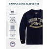 JanSport NCAA Officially Licensed Campus Long Sleeve T Shirt for Men, Soft & Breathable Pre-Shrunk Cotton Crewneck T Shirt(Georgia Tech Yellow Jackets)