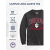 JanSport NCAA Officially Licensed Campus Long Sleeve T Shirt for Men, Soft & Breathable Pre-Shrunk Cotton Crewneck T Shirt(Indiana Hoosiers)