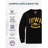 JanSport NCAA Officially Licensed Campus Long Sleeve T Shirt for Men, Soft & Breathable Pre-Shrunk Cotton Crewneck T Shirt(Iowa Hawkeyes)