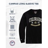 JanSport NCAA Officially Licensed Campus Long Sleeve T Shirt for Men, Soft & Breathable Pre-Shrunk Cotton Crewneck T Shirt(Missouri Tigers)