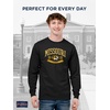 JanSport NCAA Officially Licensed Campus Long Sleeve T Shirt for Men, Soft & Breathable Pre-Shrunk Cotton Crewneck T Shirt(Utah Utes)