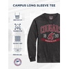 JanSport NCAA Officially Licensed Campus Long Sleeve T Shirt for Men, Soft & Breathable Pre-Shrunk Cotton Crewneck T Shirt(Washington State Cougars)
