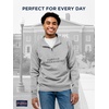 JanSport NCAA Officially Licensed Rival Quarter Zip Sweatshirt, Long Sleeve Unisex, Cotton-Polyester Blend, Stand-Up Collar(Rival Quarter Zip)