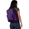 JanSport SuperBreak One Backpack – Durable, Lightweight Bag with 1 Main Compartment, Front Utility Pocket with Built-in Organizer, Premium Backpack, Cyberspace Galaxy(Brazilian Berry)