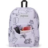 JanSport Superbreak Backpack – Durable, Lightweight Premium Backpack, White(Color Me Vaporwave)