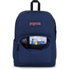JanSport Superbreak Backpack – Durable, Lightweight Premium Backpack, White(Navy)