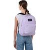 JanSport Superbreak Backpack – Durable, Lightweight Premium Backpack, White(Pastel Lilac)