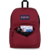 JanSport Superbreak Backpack – Durable, Lightweight Premium Backpack, White(Russet Red)