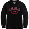JanSport NCAA Officially Licensed Campus Long Sleeve T Shirt for Men, Soft & Breathable Pre-Shrunk Cotton Crewneck T Shirt(Arkansas Razorbacks)