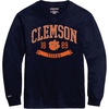 JanSport NCAA Officially Licensed Campus Long Sleeve T Shirt for Men, Soft & Breathable Pre-Shrunk Cotton Crewneck T Shirt(Clemson Tigers)