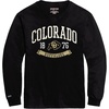 JanSport NCAA Officially Licensed Campus Long Sleeve T Shirt for Men, Soft & Breathable Pre-Shrunk Cotton Crewneck T Shirt(Colorado Buffaloes)