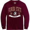JanSport NCAA Officially Licensed Campus Long Sleeve T Shirt for Men, Soft & Breathable Pre-Shrunk Cotton Crewneck T Shirt(Florida State Seminoles)
