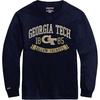 JanSport NCAA Officially Licensed Campus Long Sleeve T Shirt for Men, Soft & Breathable Pre-Shrunk Cotton Crewneck T Shirt(Georgia Tech Yellow Jackets)