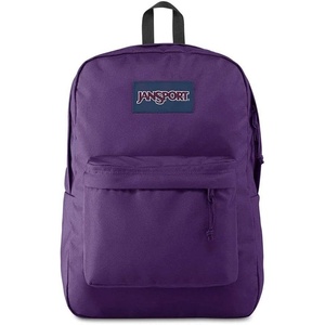 JanSport SuperBreak One Backpack – Durable, Lightweight Bag with 1 Main Compartment, Front Utility Pocket with Built-in Organizer, Premium Backpack, Cyberspace Galaxy(Brazilian Berry)