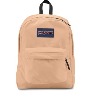 JanSport SuperBreak One Backpack – Durable, Lightweight Bag with 1 Main Compartment, Front Utility Pocket with Built-in Organizer, Premium Backpack, Cyberspace Galaxy(Salmon)
