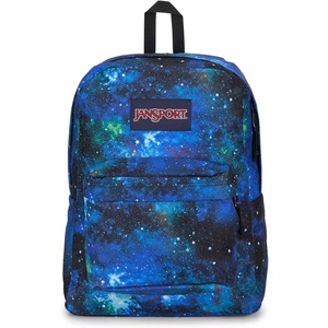 JanSport SuperBreak One Backpack – Durable, Lightweight Bag with 1 Main Compartment, Front Utility Pocket with Built-in Organizer, Premium Backpack, Cyberspace Galaxy(Cyberspace Galaxy)