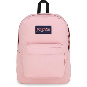 JanSport Superbreak Backpack – Durable, Lightweight Premium Backpack, White(Misty Rose)