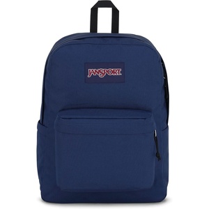JanSport Superbreak Backpack – Durable, Lightweight Premium Backpack, White(Navy)