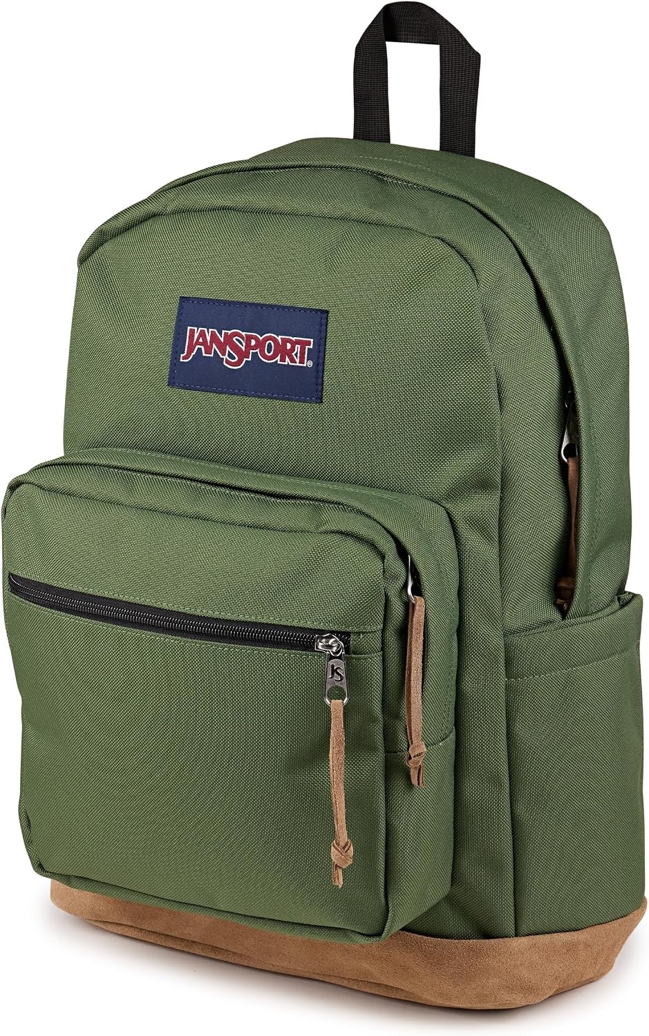 image:imageJanSport Right Pack Backpack Durable Daypack with Padded 15 Laptop Sleeve Spacious Main Compartment amp Integrated Water Bottle Pocket Misty RoseCargo Green