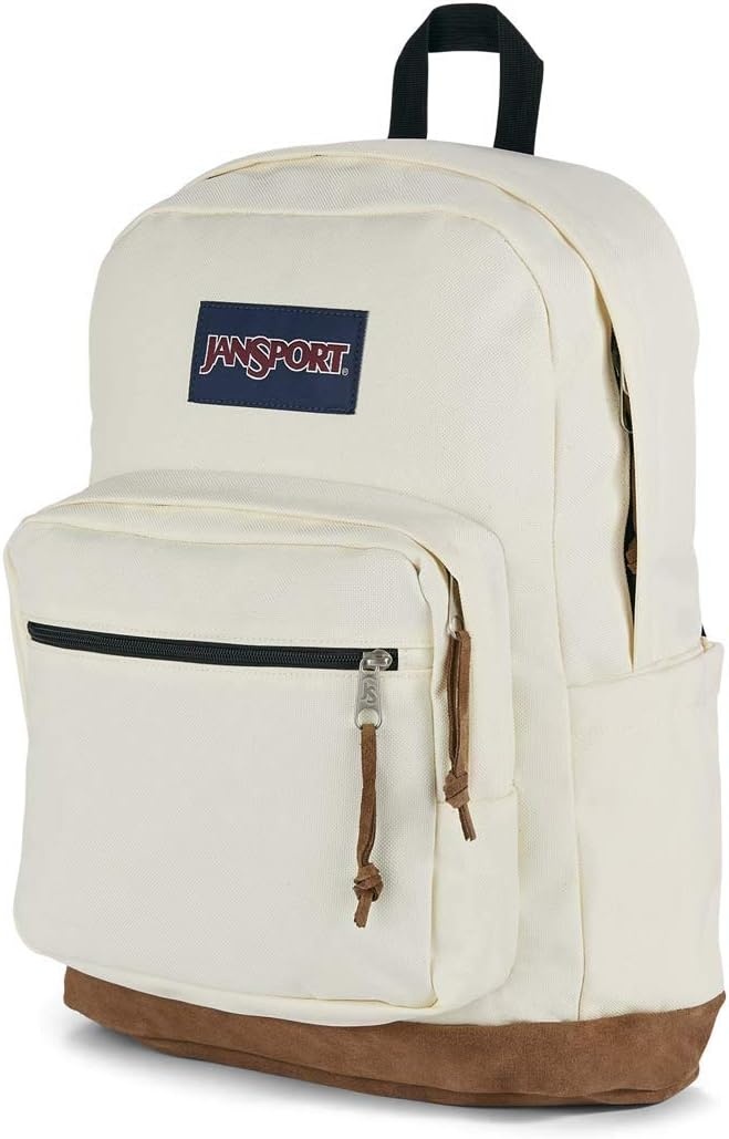 image:imageJanSport Right Pack Backpack Durable Daypack with Padded 15 Laptop Sleeve Spacious Main Compartment amp Integrated Water Bottle Pocket Misty RoseCoconut