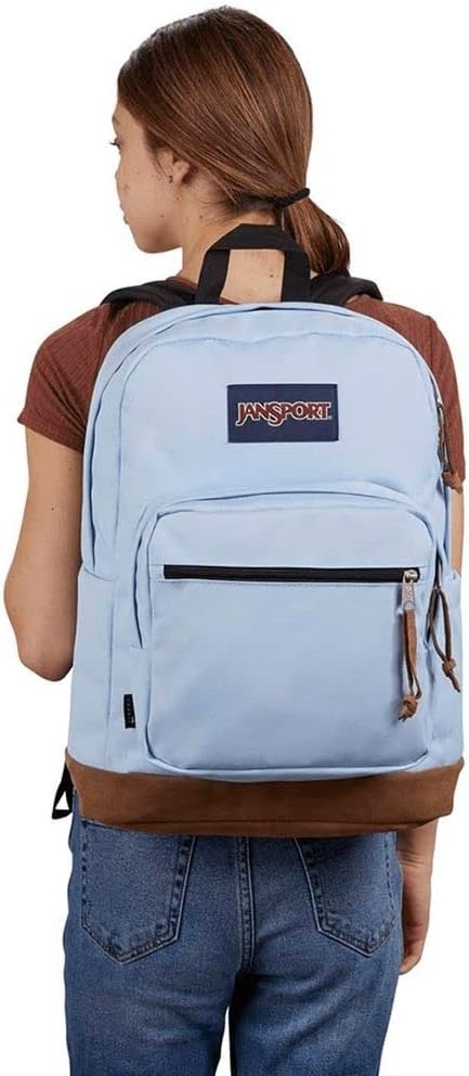 image:imageJanSport Right Pack Backpack Durable Daypack with Padded 15 Laptop Sleeve Spacious Main Compartment amp Integrated Water Bottle Pocket Misty RoseHydrangea