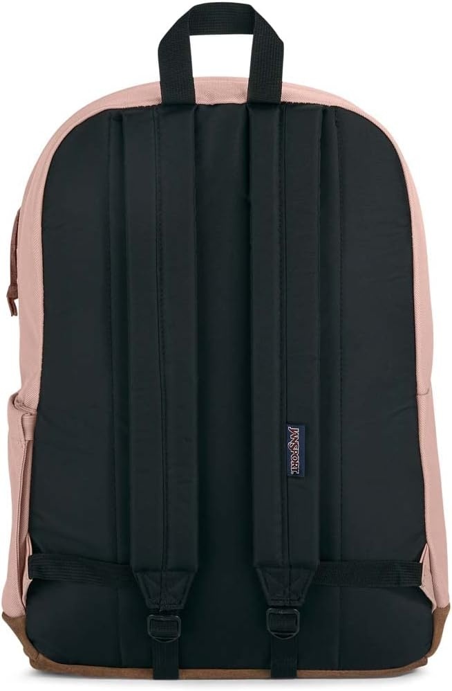 image:imageJanSport Right Pack Backpack Durable Daypack with Padded 15 Laptop Sleeve Spacious Main Compartment amp Integrated Water Bottle Pocket Misty RoseMisty Rose