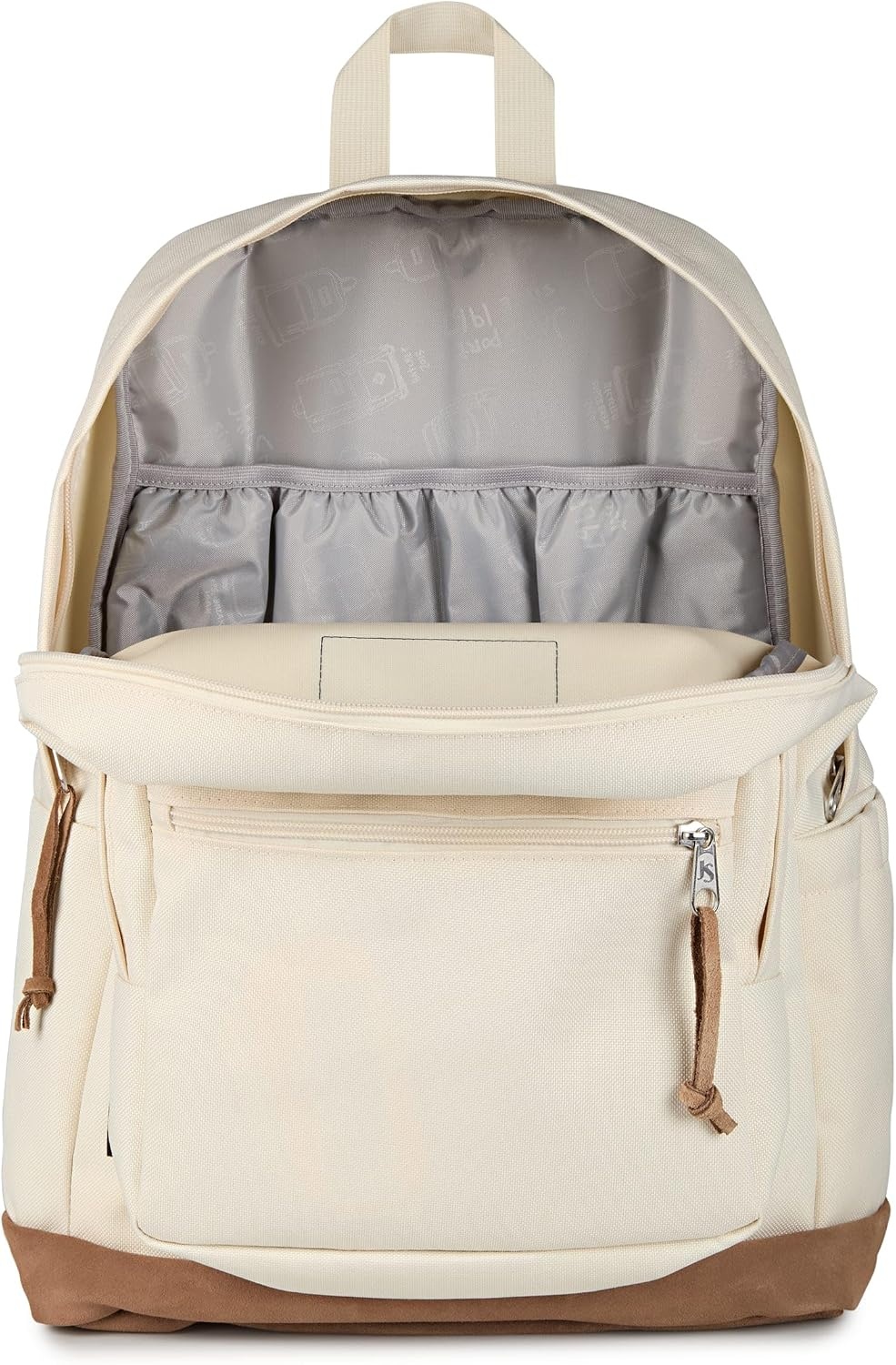 image:imageJanSport Right Pack Backpack Durable Daypack with Padded 15 Laptop Sleeve Spacious Main Compartment amp Integrated Water Bottle Pocket Misty RoseMoon Flower