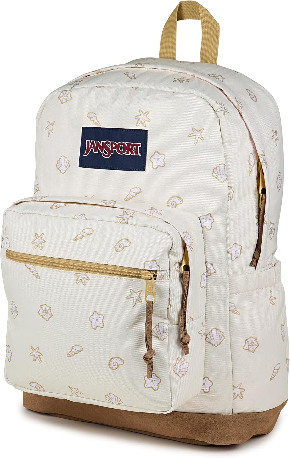 image:imageJanSport Right Pack Backpack Durable Daypack with Padded 15 Laptop Sleeve Spacious Main Compartment amp Integrated Water Bottle Pocket Misty RoseShell Yes