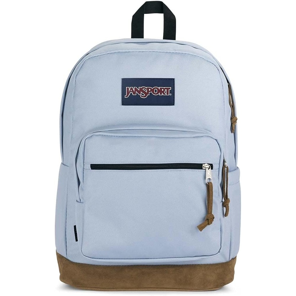 image:imageJanSport Right Pack Backpack Durable Daypack with Padded 15 Laptop Sleeve Spacious Main Compartment amp Integrated Water Bottle Pocket Misty RoseBlue Dusk