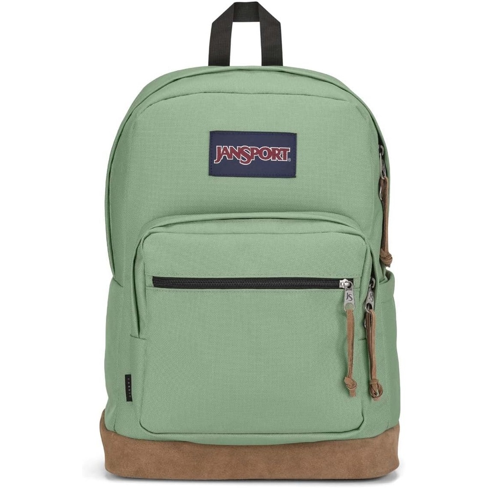 image:imageJanSport Right Pack Backpack Durable Daypack with Padded 15 Laptop Sleeve Spacious Main Compartment amp Integrated Water Bottle Pocket Misty RoseLoden Frost