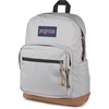 JanSport Right Pack Backpack – Durable Daypack with Padded 15″ Laptop Sleeve, Spacious Main Compartment & Integrated Water Bottle Pocket – Misty Rose(Grounded Grey)