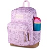 JanSport Right Pack Backpack – Durable Daypack with Padded 15″ Laptop Sleeve, Spacious Main Compartment & Integrated Water Bottle Pocket – Misty Rose(Horoscope Horizons Pink Ice/Mahogany Haze)