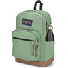 JanSport Right Pack Backpack – Durable Daypack with Padded 15″ Laptop Sleeve, Spacious Main Compartment & Integrated Water Bottle Pocket – Misty Rose(Loden Frost)