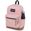 JanSport Right Pack Backpack – Durable Daypack with Padded 15″ Laptop Sleeve, Spacious Main Compartment & Integrated Water Bottle Pocket – Misty Rose(Misty Rose)