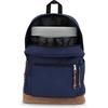JanSport Right Pack Backpack – Durable Daypack with Padded 15″ Laptop Sleeve, Spacious Main Compartment & Integrated Water Bottle Pocket – Misty Rose(Navy)