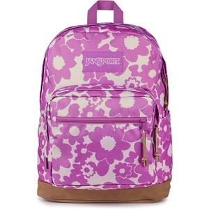JanSport Right Pack Backpack – Durable Daypack with Padded 15″ Laptop Sleeve, Spacious Main Compartment & Integrated Water Bottle Pocket – Misty Rose(Blossom Bae Pink)