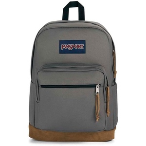 JanSport Right Pack Backpack – Durable Daypack with Padded 15″ Laptop Sleeve, Spacious Main Compartment & Integrated Water Bottle Pocket – Misty Rose(Graphite Grey)