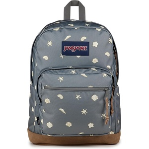 JanSport Right Pack Backpack – Durable Daypack with Padded 15″ Laptop Sleeve, Spacious Main Compartment & Integrated Water Bottle Pocket – Misty Rose(Shell Yes​ Grey)