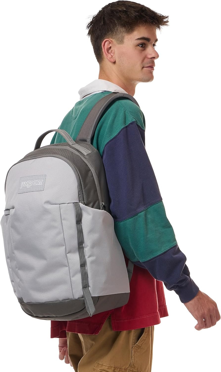 image:imageJanSport 26L All Around Pack 15 inch Laptop Sleeve Cherry LacquerGrounded Grey