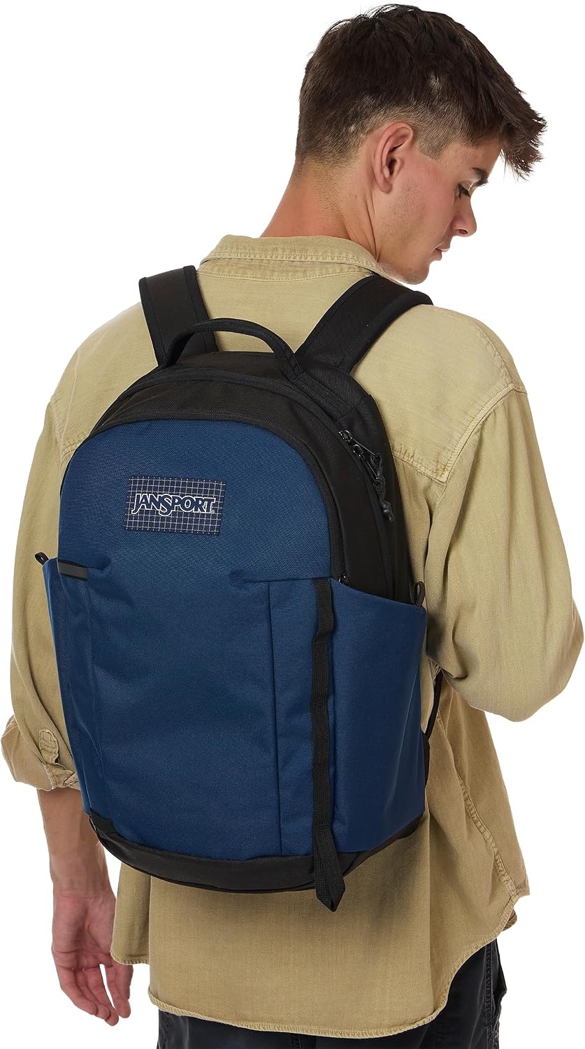 image:imageJanSport 26L All Around Pack 15 inch Laptop Sleeve Cherry LacquerNavy