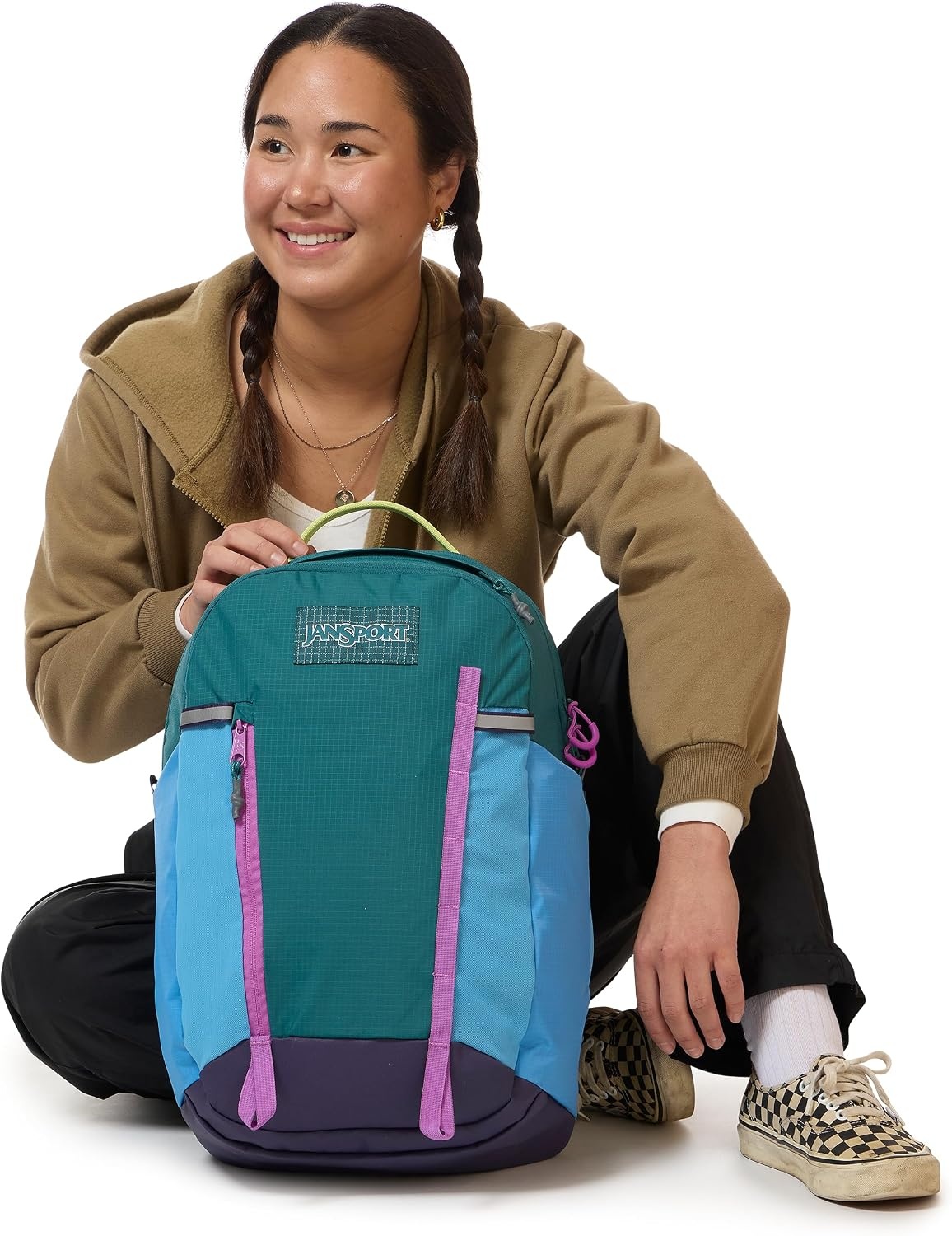 image:imageJanSport 28L All Around Pack Travel Backpack NavyEmerald Pool