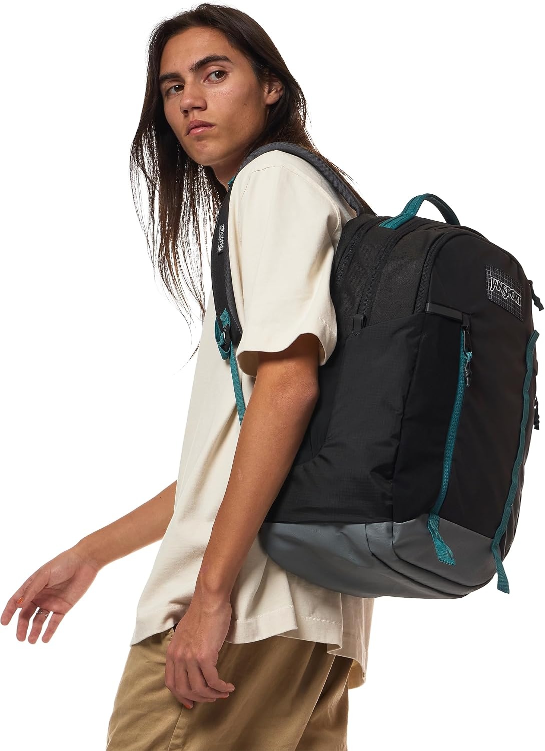 image:imageJanSport 28L All Around Pack Travel Backpack NavySmokey Grit