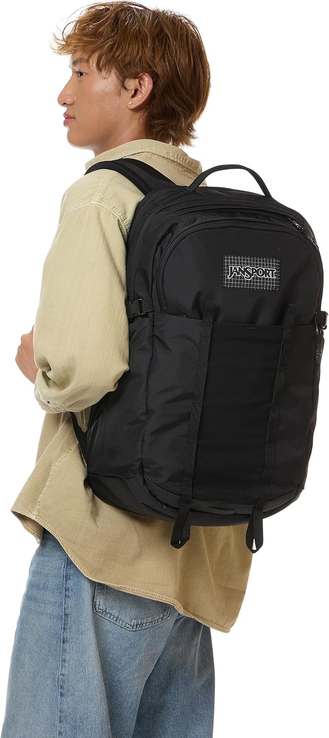 image:imageJanSport 34L All Around Pack Travel Backpack Emerald PoolBlack