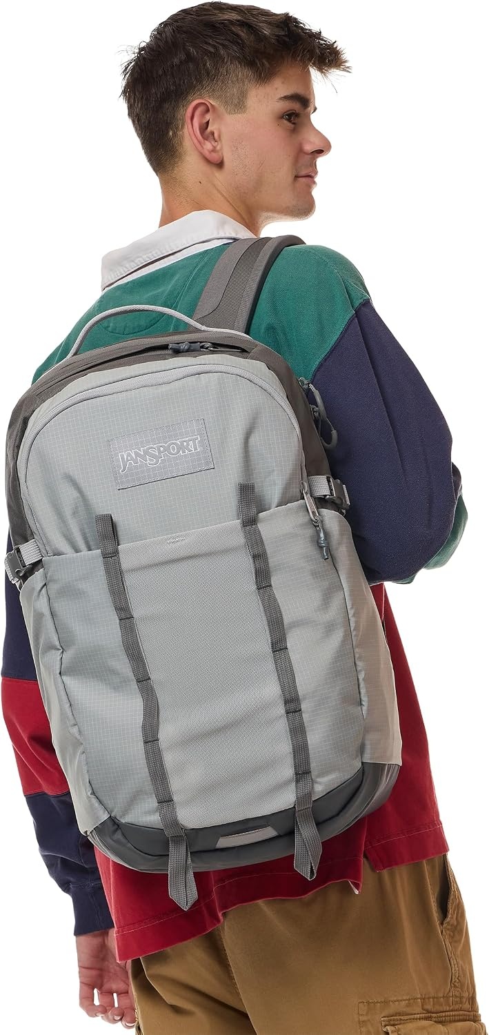image:imageJanSport 34L All Around Pack Travel Backpack Emerald PoolGrounded Grey