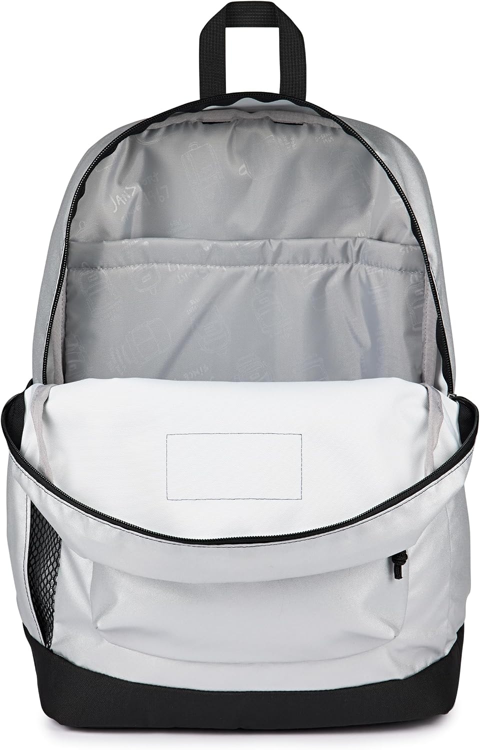 image:imageJanSport Cross Town Plus Remix Backpack Padded Back Panel Laptop Sleeve and Front Pocket Organizer Travertine CorduroyShine
