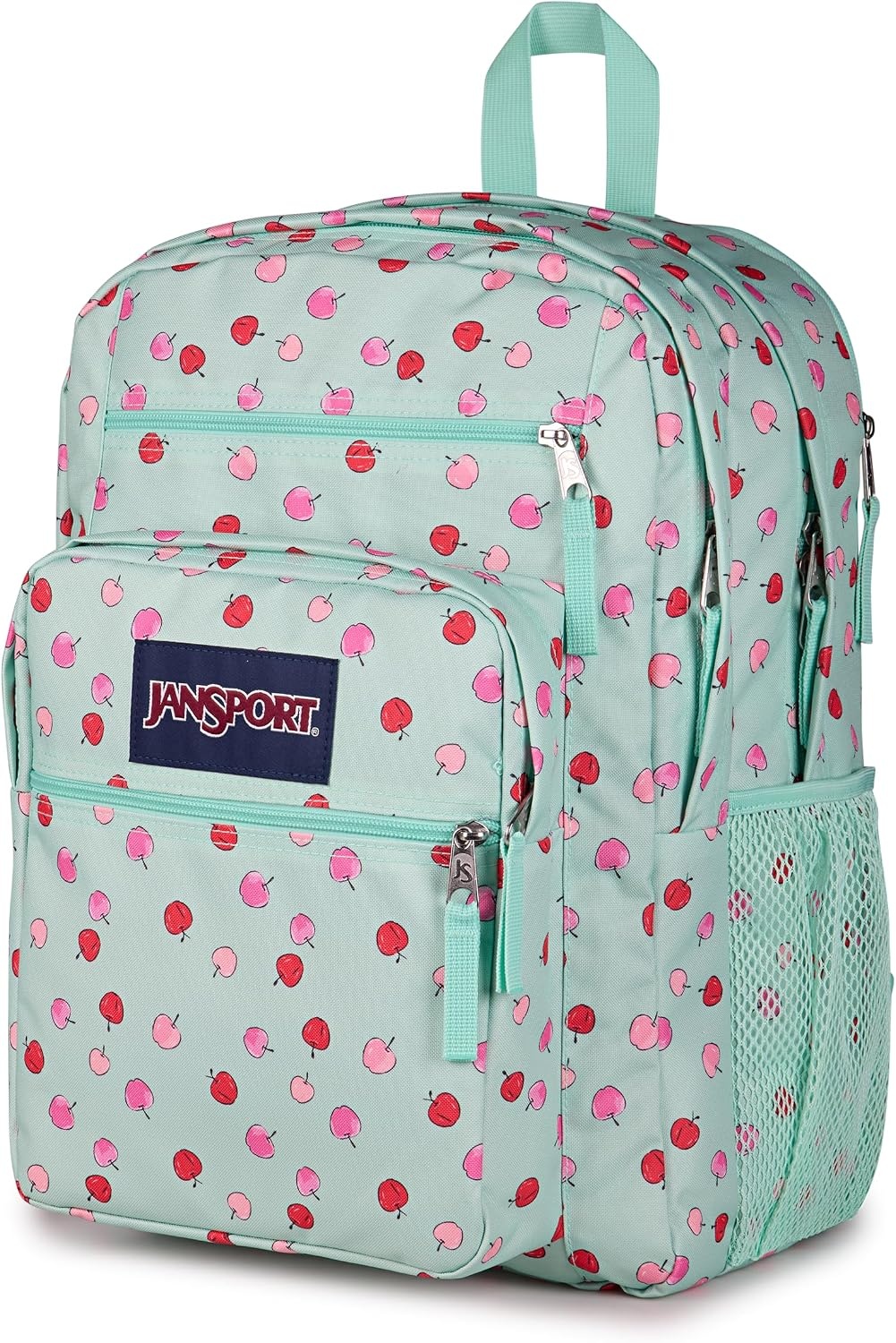 image:imageJanSport Laptop Backpack Computer Bag with 2 Compartments Ergonomic Shoulder Straps 15 Laptop Sleeve Haul Handle Fluttering FieldsApple Orchard Magic