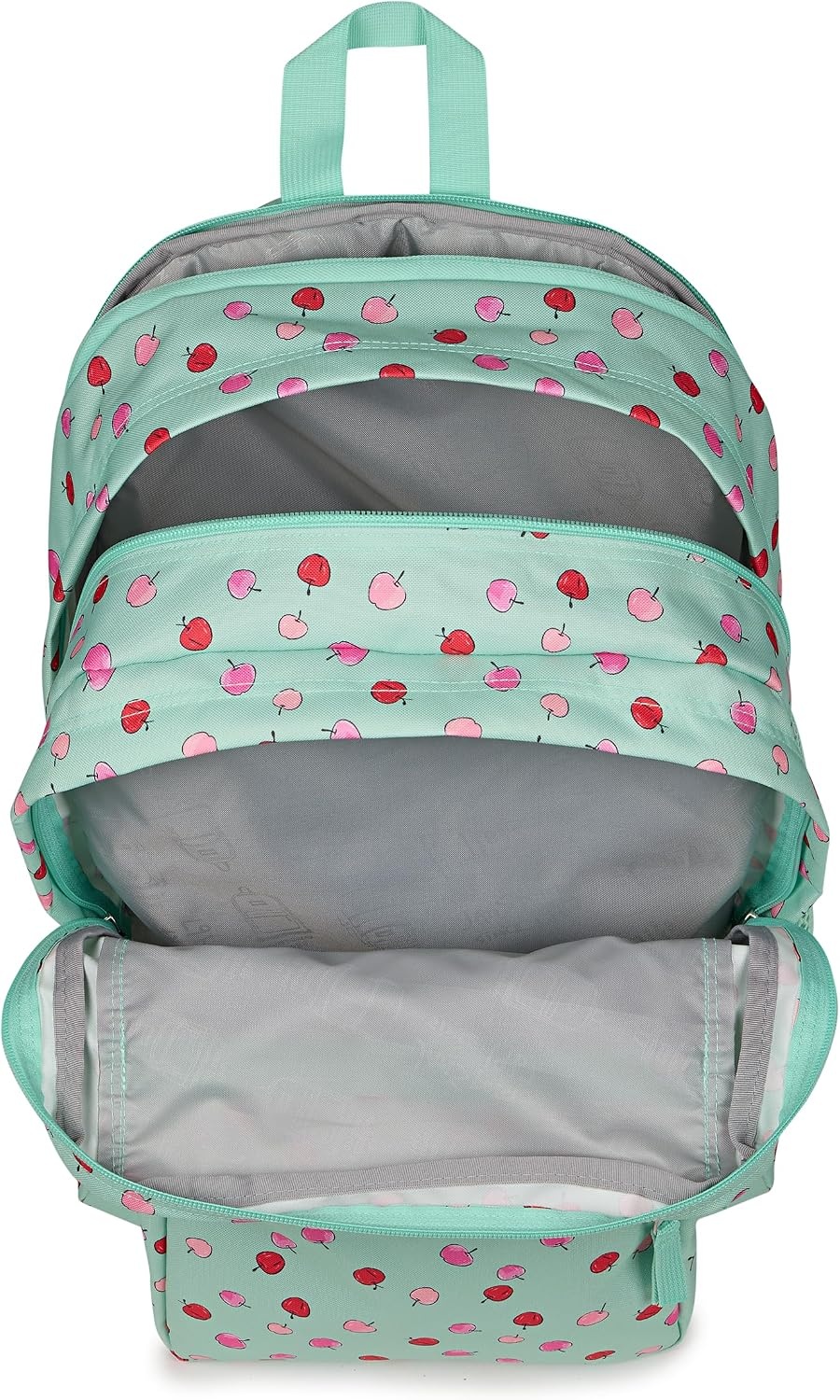 image:imageJanSport Laptop Backpack Computer Bag with 2 Compartments Ergonomic Shoulder Straps 15 Laptop Sleeve Haul Handle Fluttering FieldsApple Orchard Magic
